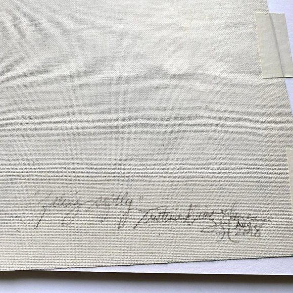 Original Art ‘Falling Softly’ Oil Marker by Artist Tristina Dietz Elmes 14”x11” - Picture 7 of 7